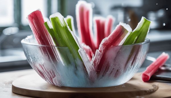 La rhubarbe congelée : un choix inattendu pour la cuisine